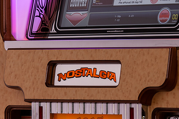 The SL15 digital Jukebox close up.