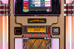 The SL15 slimline digital Jukebox screen.