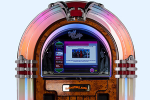 The Melody digital Jukebox screen.