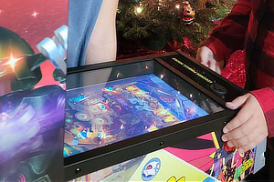 Buttons on the Pinball Micro.