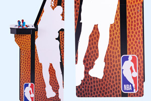 Arcade1up NBA Jam arcade machine cabinet.