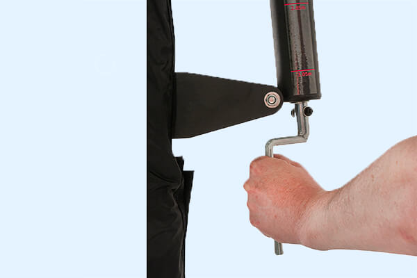 Easily adjust the height.