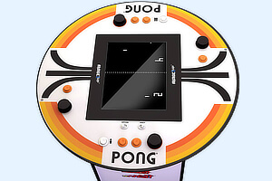 The Arcade1Up Pong Machine screen.