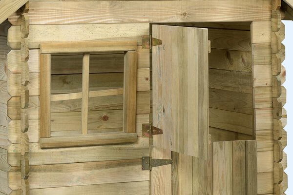 The Louise Deluxe play house close-up.