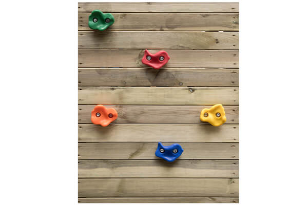 The Maria Play Centre climbing wall.