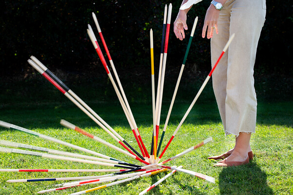 The Giant Mikado game.