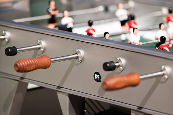The RS2 Football Table handles.