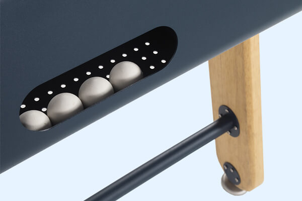 The RS4 Home Football table ball exit.