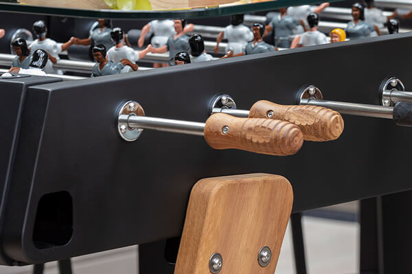 The RS Max Dining Football Table handles.