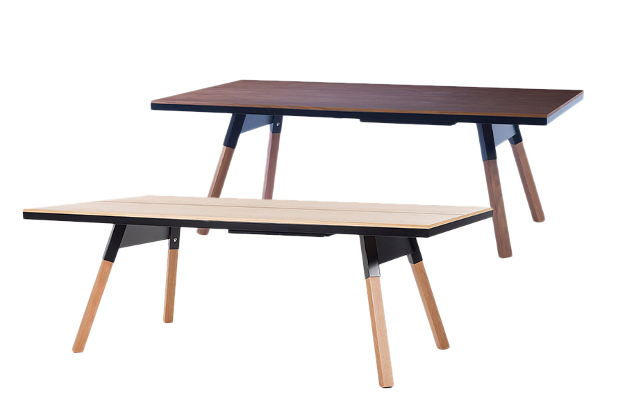 The You and Me Indoor Ping Pong Table in two sizes.