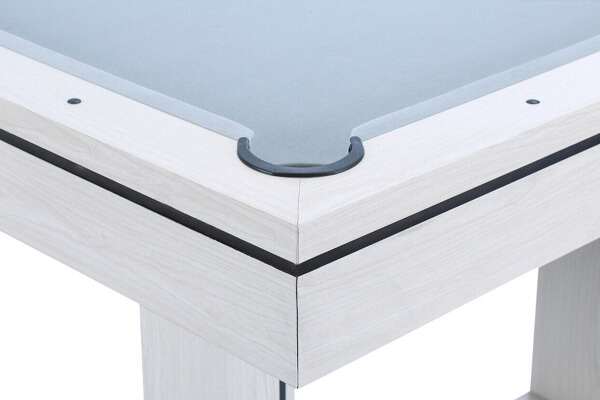The corner of the Amalfi II pool table.