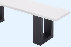 The bench in White.