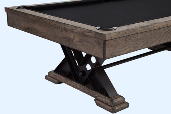 The Vienna Slate Bed Pool Table Corner.