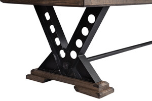 The Vienna Slate Bed Pool Table Leg.