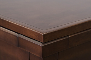 The Hamilton Slate Bed Pool Table Corner.