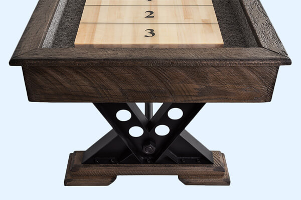 The Vienna 12ft Shuffleboard Table.