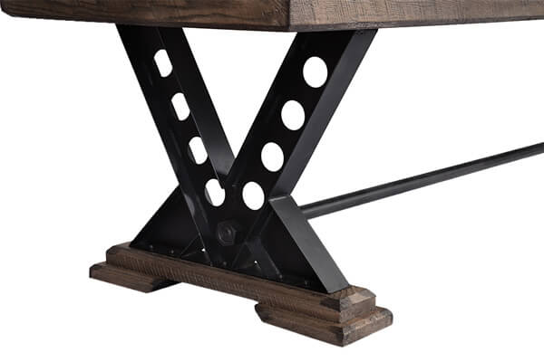 The Vienna 12ft Shuffleboard Table Leg.