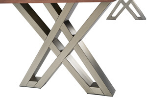 The Pierce Slate Bed pool table legs.