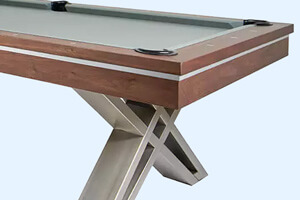 The Pierce Slate Bed pool table surface.