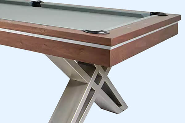The Pierce Slate Bed pool table surface.