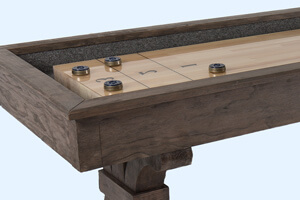 The Carmel 12ft Shuffleboard Table Surface.