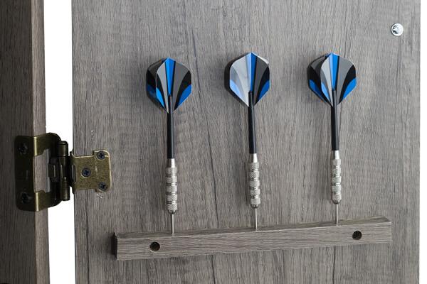 The Premium Bristle Dartboard darts.