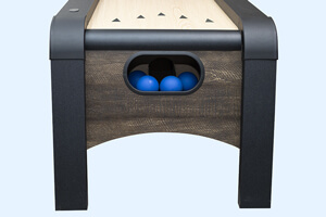 Strikeworth Roll & Score Arcade Balls Exit.