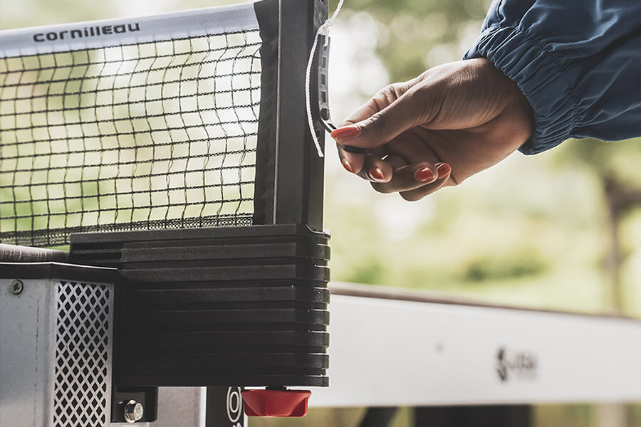 The Cornilleau 740 Longlife tennis table net.