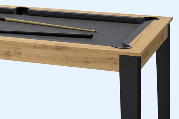 The Pureline Regal Pool Table corner.