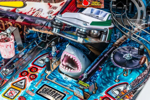 The Jaws Limited edition playfield shark.