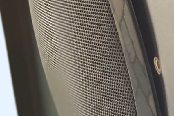 The legends speaker close up.
