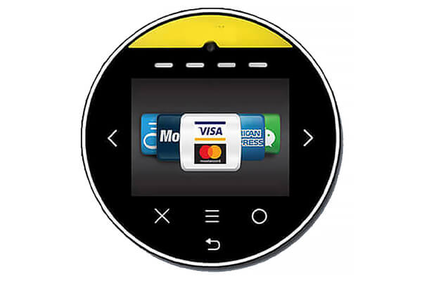 The contactless payment unit.