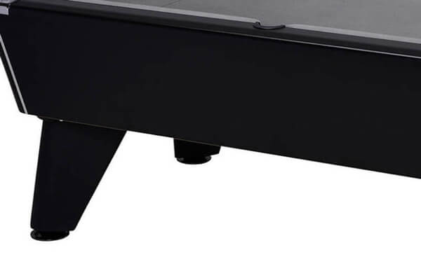 The feet of the GB Pro pool table.