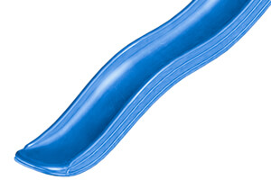 The Mari playground blue slide.