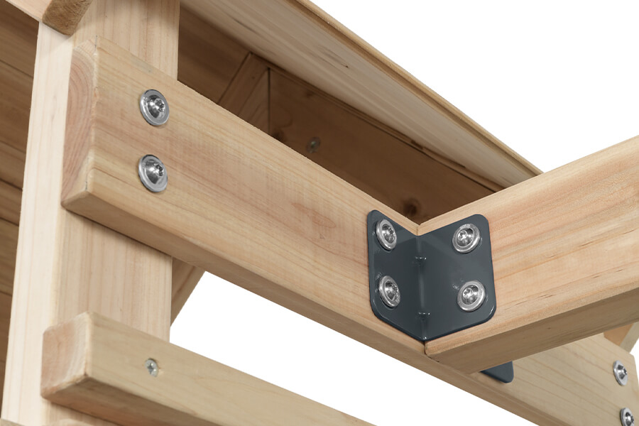 The Noa playground structure detail.
