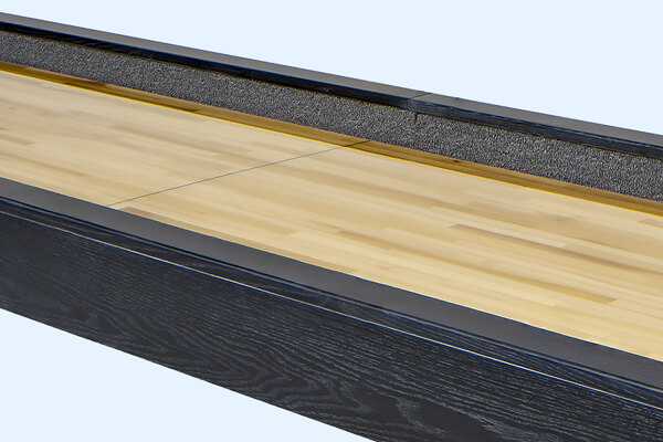The Tyler 12ft Shuffleboard Table surface.