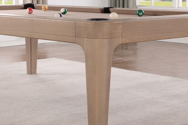 The Pureline Malta pool table corner.