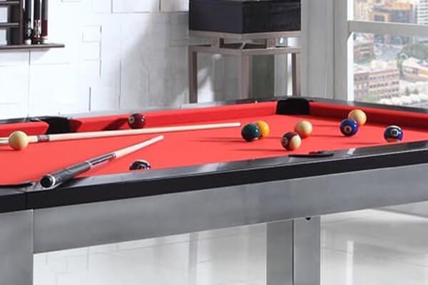 The Pureline New York slate pool table.