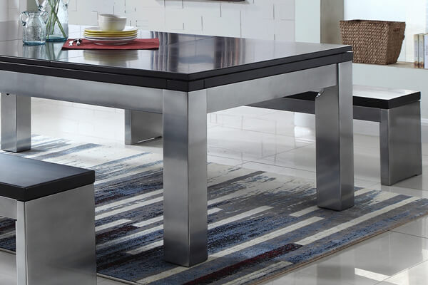 The Pureline New York pool table with dining top.