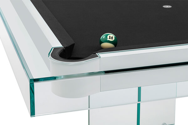 The Shadow american pool table corner.