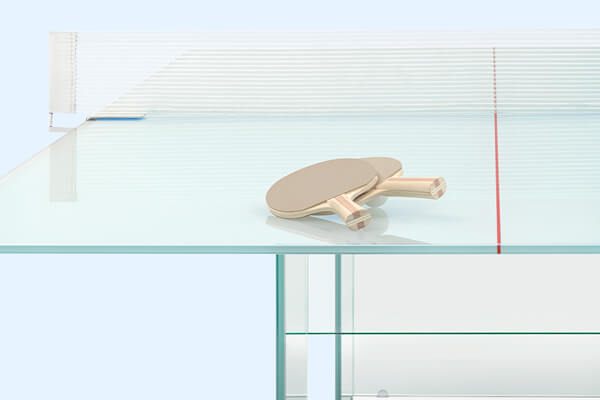 The Crystal tennis table corner.