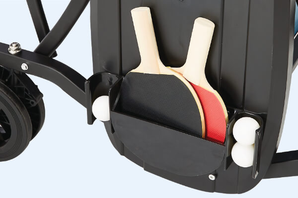 The accessory holder on the Quickfold Advance Indoor.