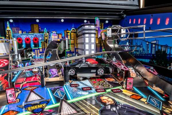 A close up shot of the John Wick LE playfield.