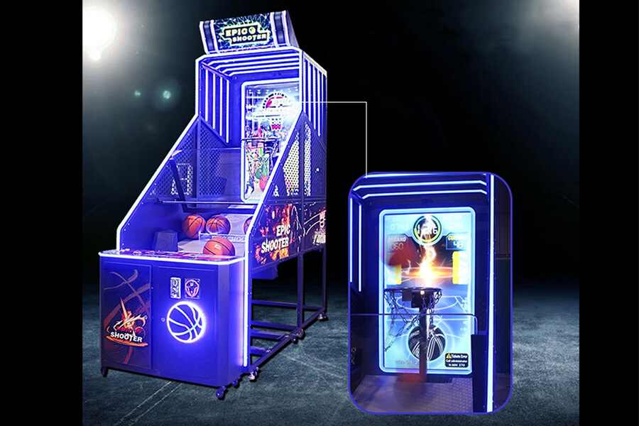 The Epic Shooter Basketball Machine Showcase.