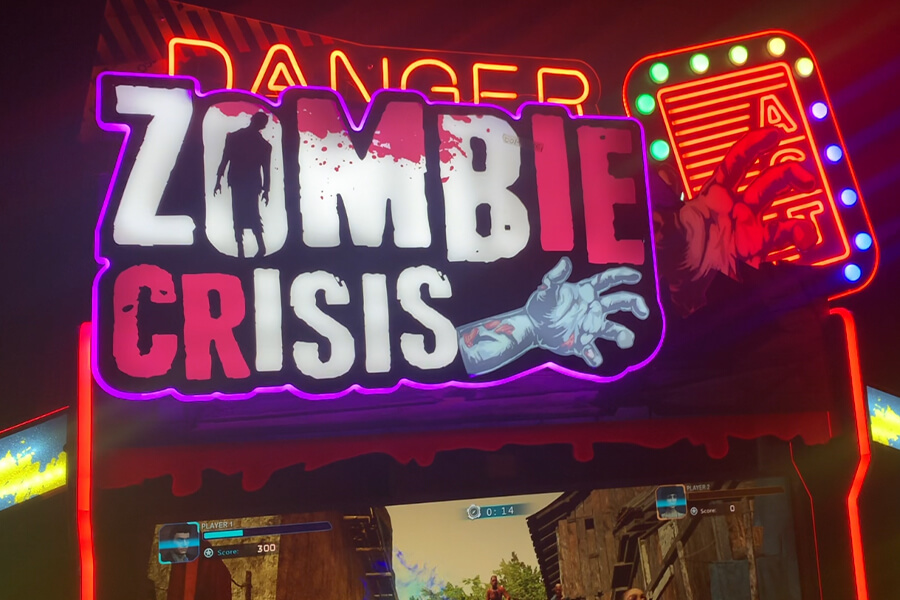 The Zombie Crisis Arcade.