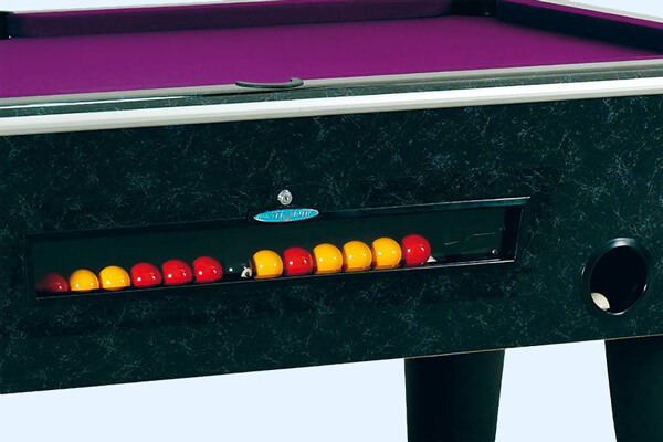 Sam Atlantic Slate Bed Pool Table Cabinet in Allegro finish.