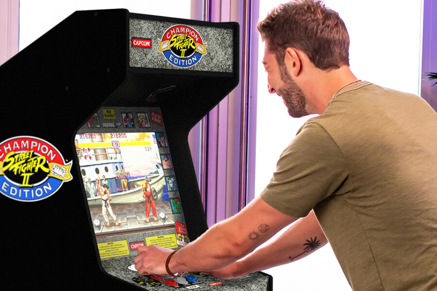 The Arcade1Up Street Fighter™ II Deluxe.