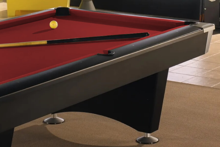 The Black Wolf Slate Bed Pool Table