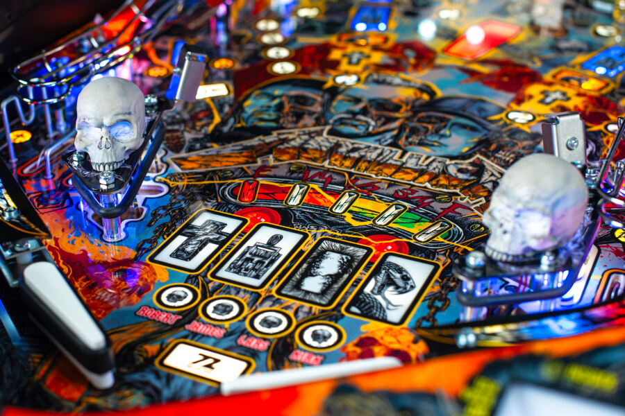 The playfield on Metallica Remastered.