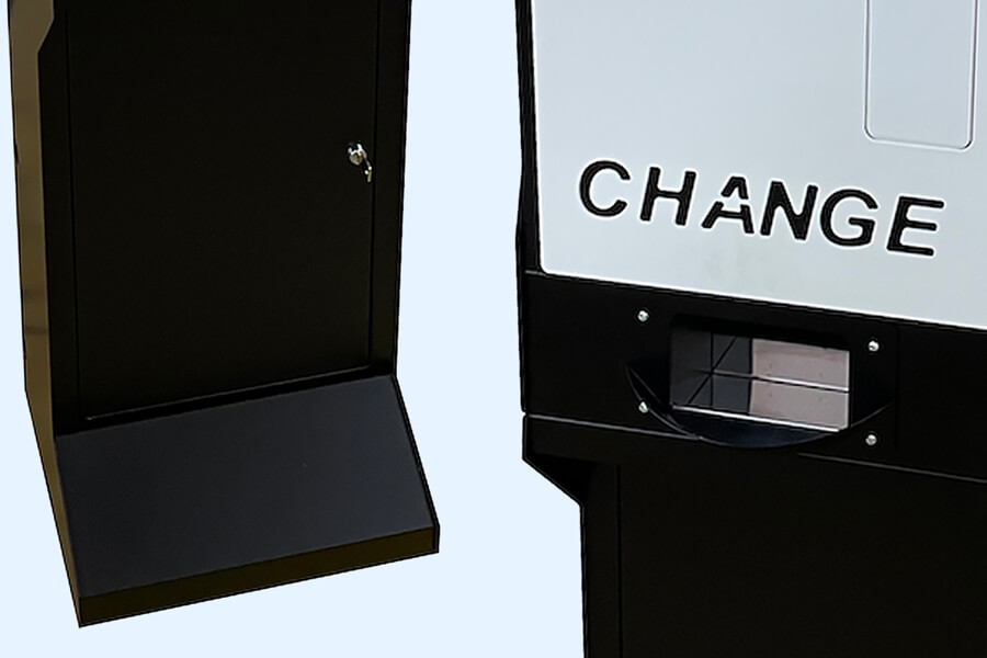 The WIK dual/triple changer machine close up.